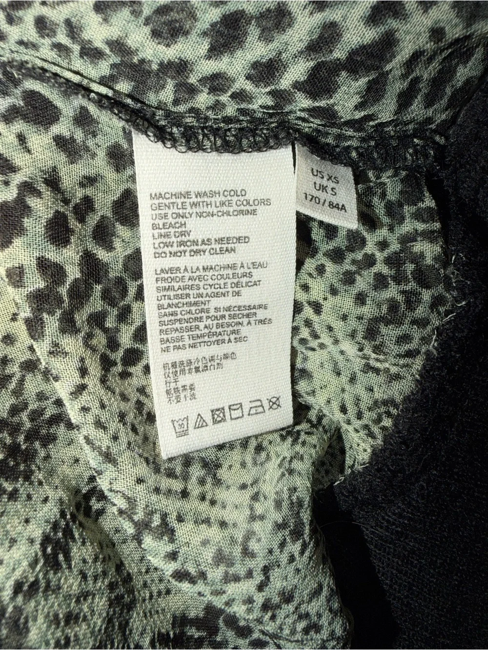 Free People Black and Green Sheer Snakeskin Lori Bomber Jacket with‎ Knit Trim